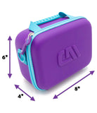 CASEMATIX Portable EFile Nail Drill Machine Travel Case - Professional Hard Shell Bag with Strap for Rechargeable Nail Machines