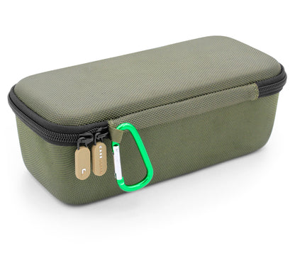 Travel Case Compatible With Sonos Roam Portable Smart Speaker and Charger Cable Accessories – Padded Impact Resistant with Carabiner