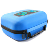 CASEMATIX Blue Toy Case Compatible with 4 VTech KidiGo NexTag Game System Arm Units and Accessories - Includes Travel Case Only