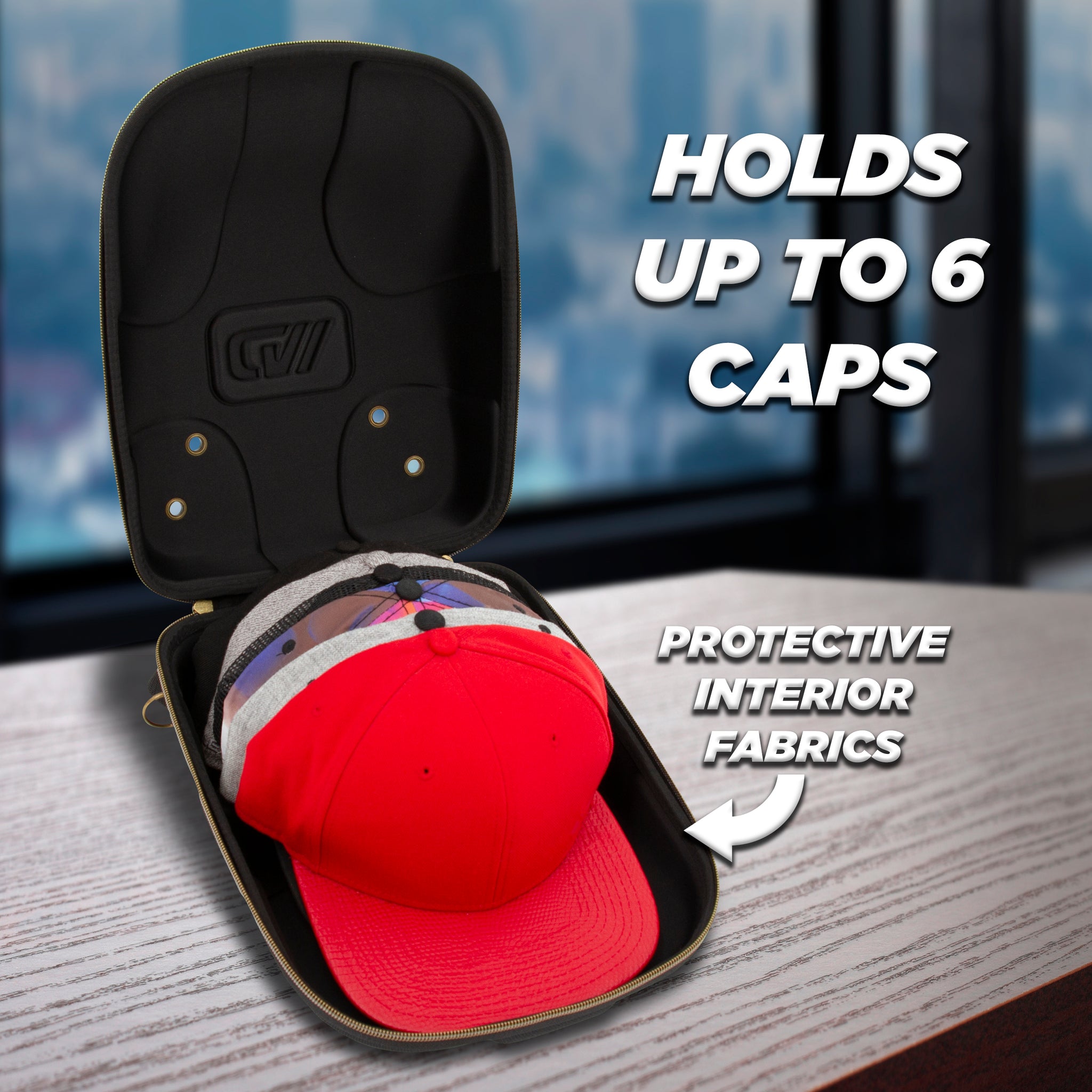 Custom hat case for Baseball caps/ Hat carrier Travel case