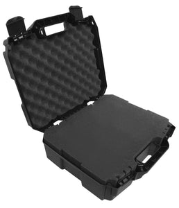 CASEMATIX 16" Hard Travel Case with Padlock Rings and Customizable Foam - Fits Accessories up to 14" x 10.75" x 4"