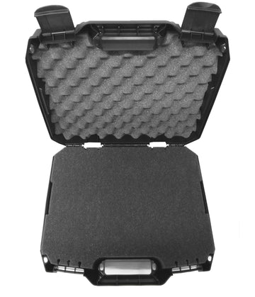 CASEMATIX 16 Hard Travel Case with Padlock Rings and Customizable