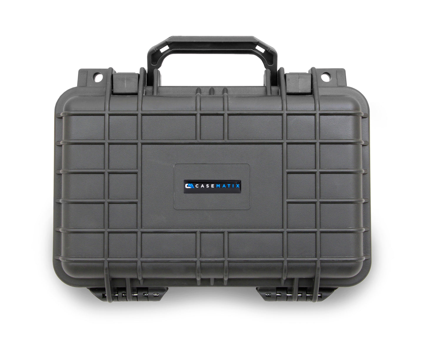 12" Waterproof Hard Travel Case with Padlock Rings and Customizable Foam - Fits Accessories up to 9" x 5" x 2.75"
