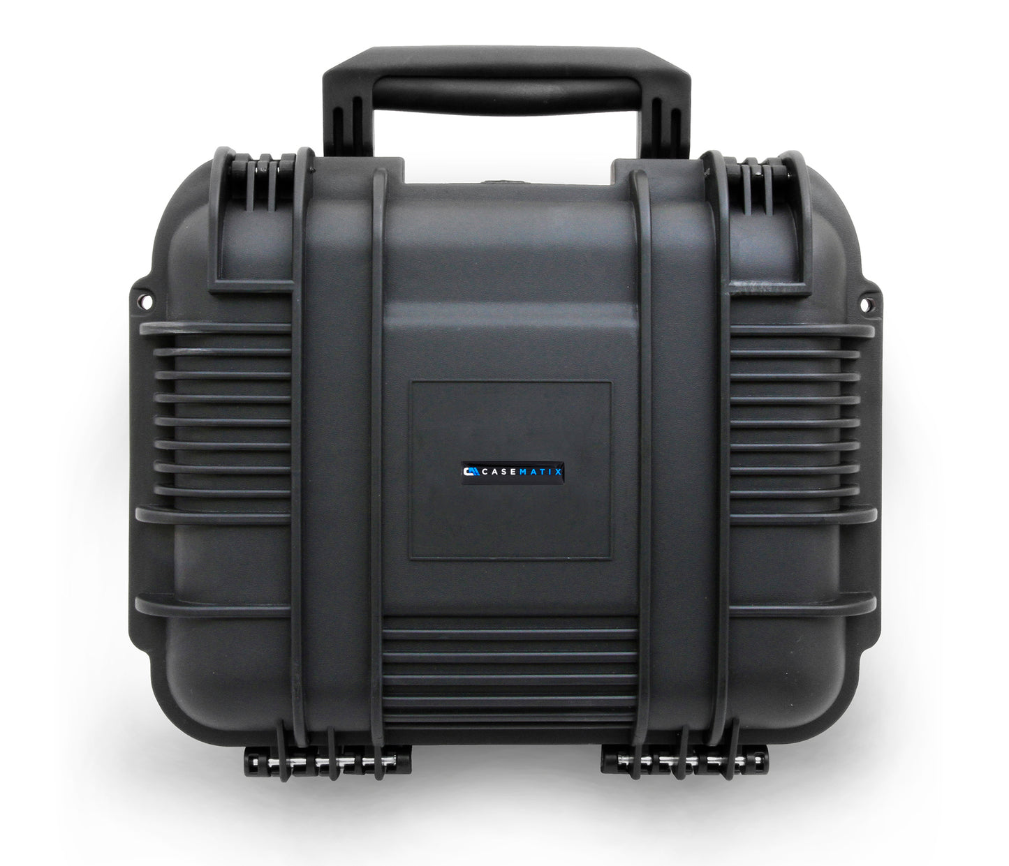 14" Waterproof Hard Travel Case with Padlock Rings and Customizable Foam - Fits Accessories up to 10.5" x 7.5" x 4.25"