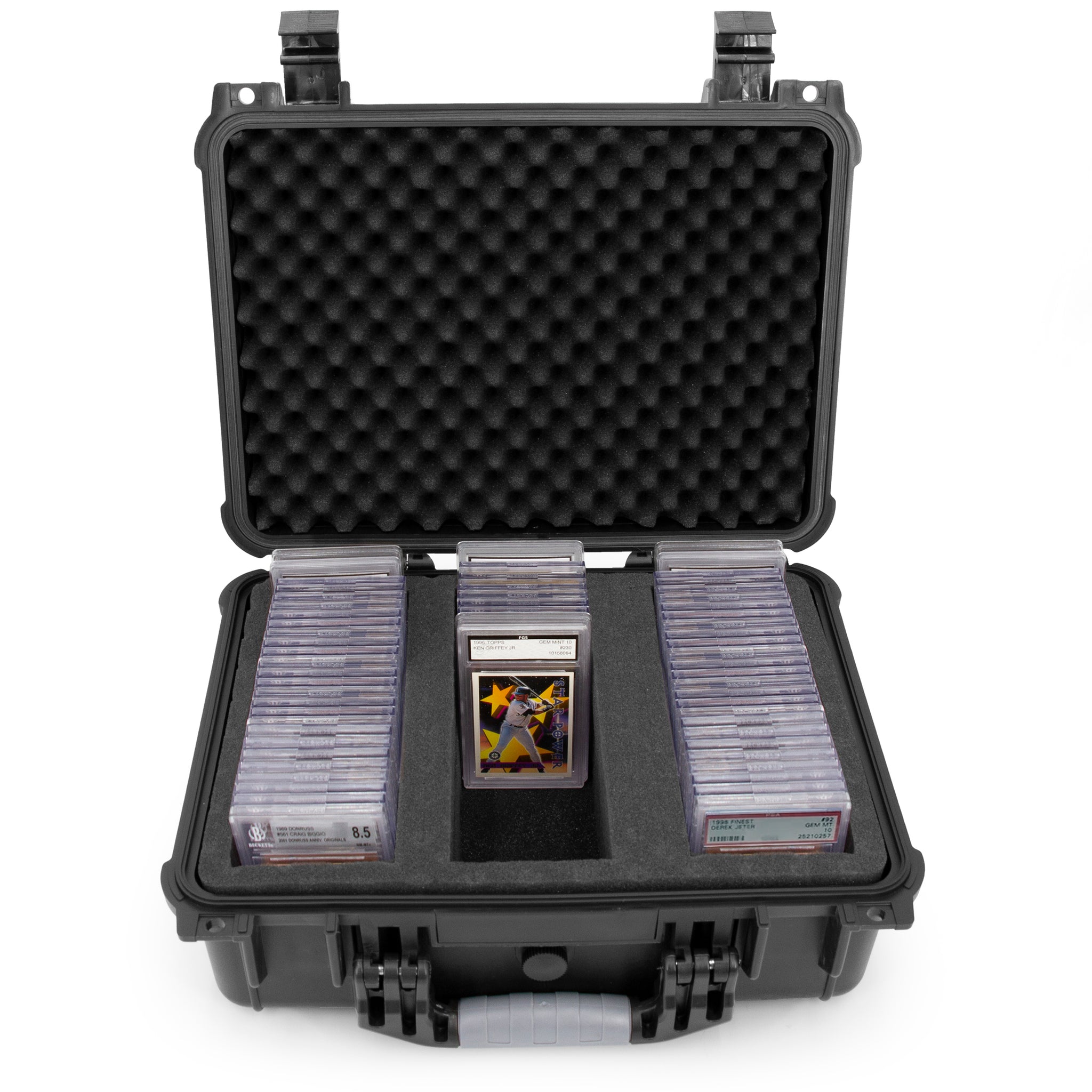 CASEMATIX Graded Card Carrying Case - Storage Box Trading Card Case  Compatible With 9 BGS PSA Graded Sports Card Slabs and More Graded Card  Sleeves