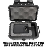 CASEMATIX Waterproof Case Compatible with GPS Garmin inReach Messenger Satellite Communicator, Includes Case Only with Custom Foam