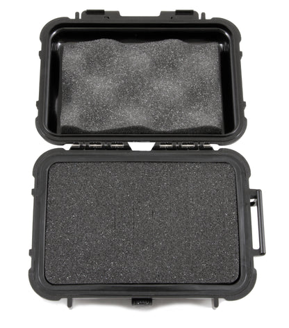 6.25" Waterproof Hard Travel Case with Rubber and Customizable Foam Interior - Fits Accessories up to 4.5" x 2.5" x 1.25"