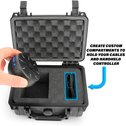 Carry Case Compatible with Orba 2 Artiphon Handheld Multi-instrument in Customizable Foam - Includes Waterproof Carrying Case Only