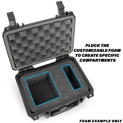 Carry Case Compatible with Orba 2 Artiphon Handheld Multi-instrument in Customizable Foam - Includes Waterproof Carrying Case Only