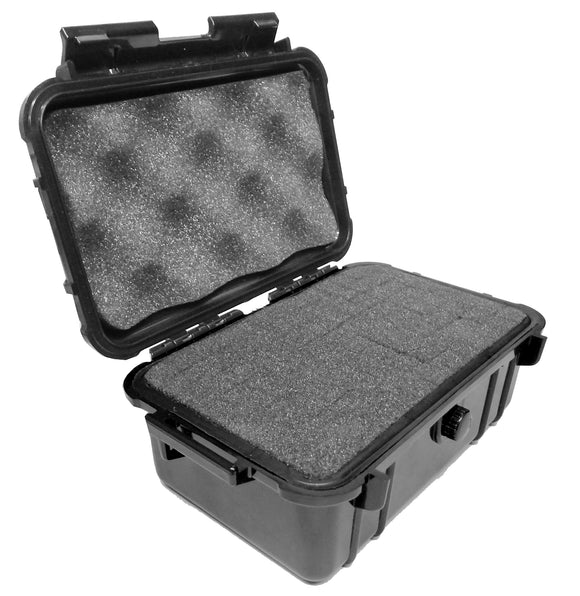 AxiGear Waterproof Hard Case with DIY Customizable Foam Insert - 14 x 12 x  4in