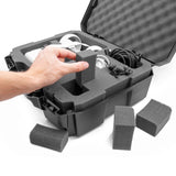 CASEMATIX Hard Shell Travel Case Compatible with Pico Neo 2, Neo 2 Eye & Neo 3 VR Headset, Controllers and Accessories