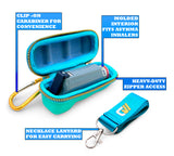 CASEMATIX Black Asthma Inhaler Travel Case for Children and Adults, Includes Case Only