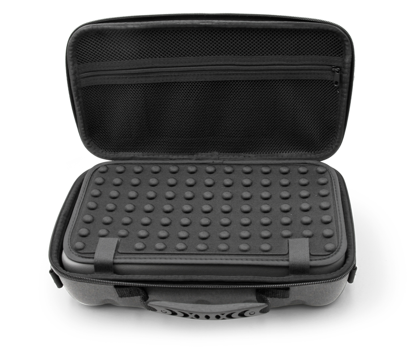 12.75" Hard Shell EVA Travel Case with Shoulder Strap and Padded Divider - Fits Accessories up to 11.5" x 5.5" x 2"
