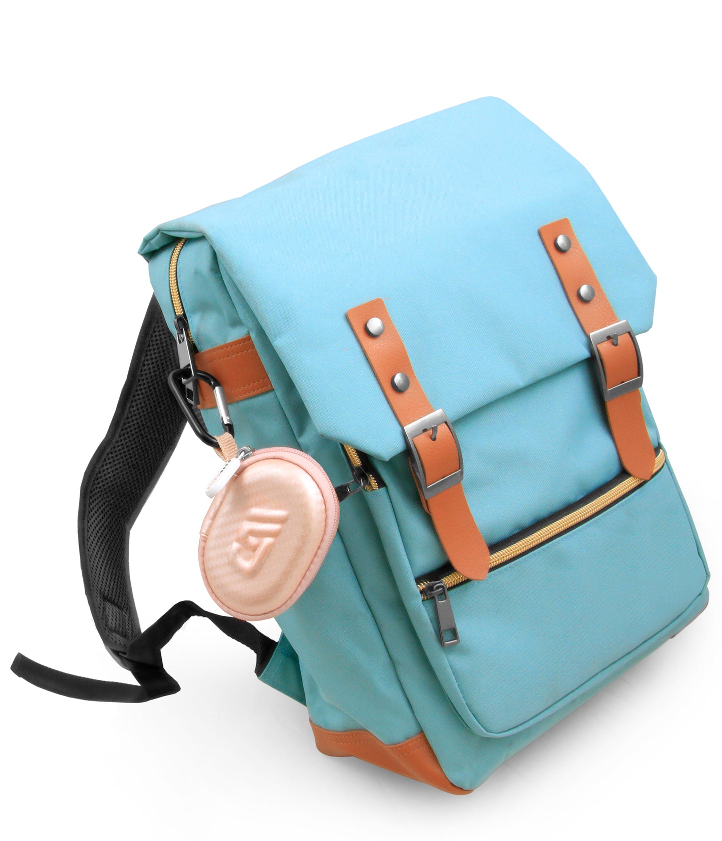 3.25" Hard Shell EVA Travel Case with Carabiner Clip - Fits Accessories up to 3" x 1.75" x 1.5"