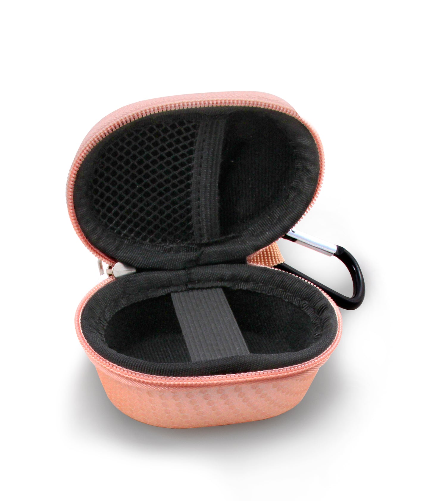 3.25" Hard Shell EVA Travel Case with Carabiner Clip - Fits Accessories up to 3" x 1.75" x 1.5"