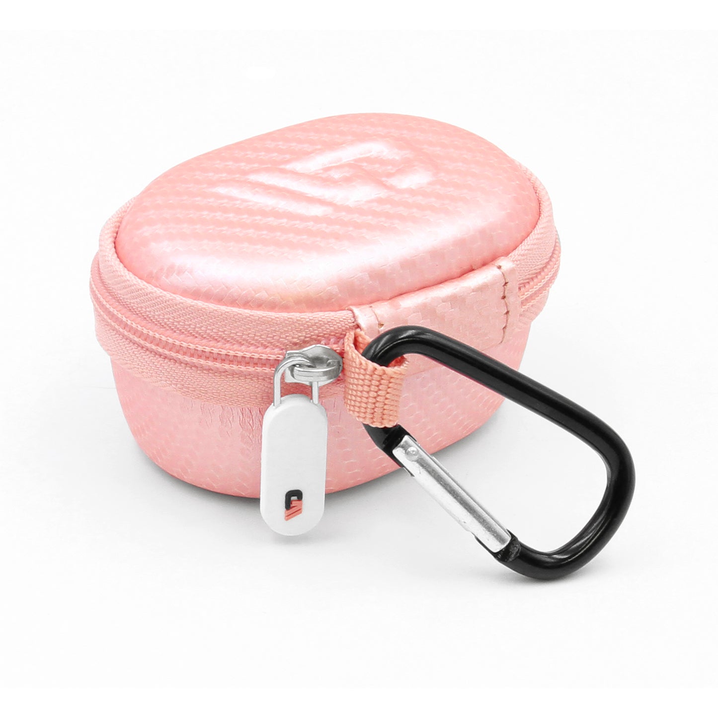 3.25" Hard Shell EVA Travel Case with Carabiner Clip - Fits Accessories up to 3" x 1.75" x 1.5"