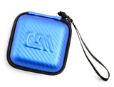 CASEMATIX 3.5" Hard Shell EVA Travel Case with Wrist Strap - Fits Accessories up to 3" x 3" x 1.2"