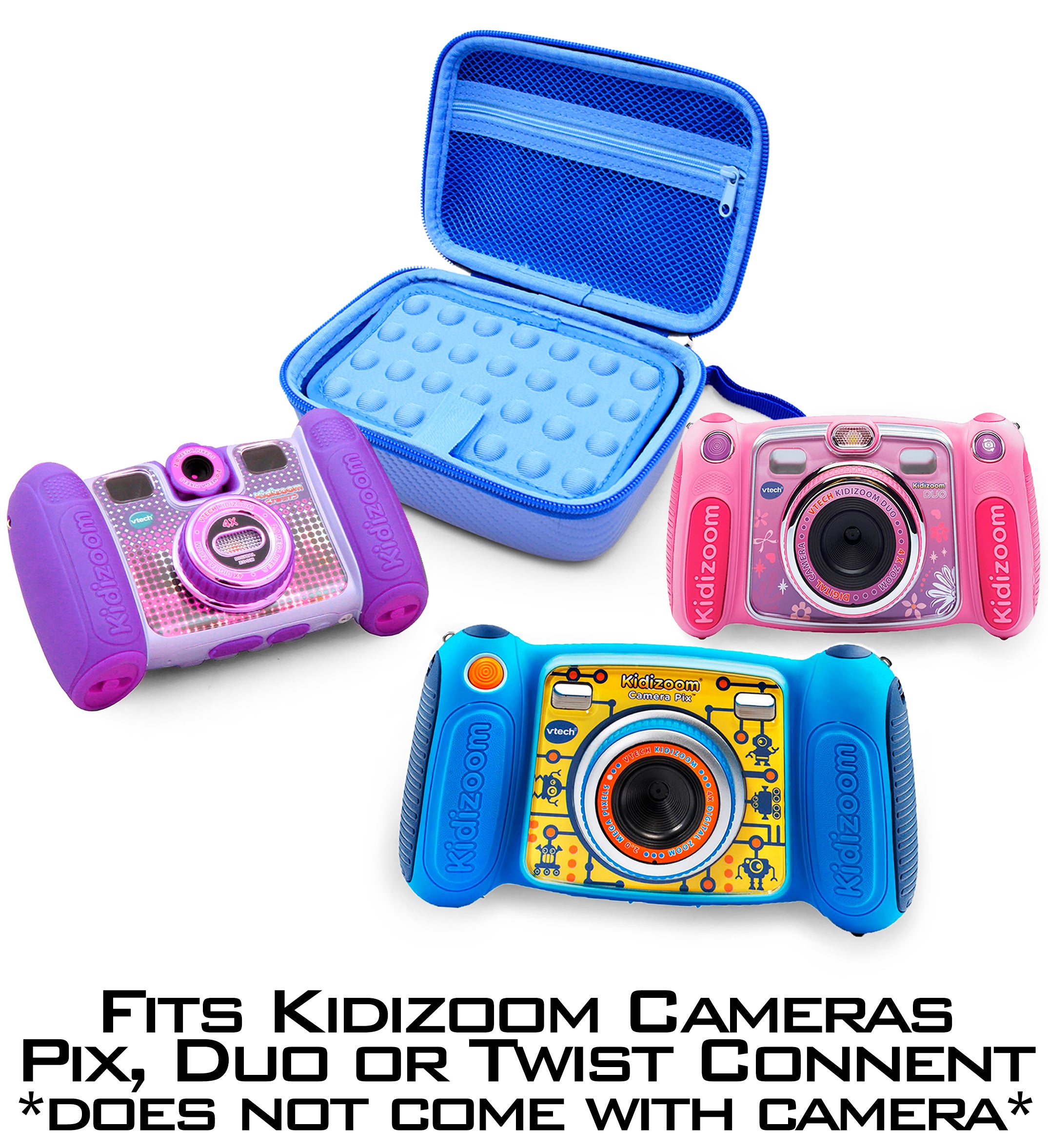 CASEMATIX Camera Case for Vtech Kidizoom Camera Pix Duo Twist Includes Case Only Pink