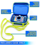 CASEMATIX Camera Case Compatible with VTech KidiZoom - Travel Case with Strap Compatible with VTech KidiZoom Duo Selfie Cam, Pix, Twist Connect & More