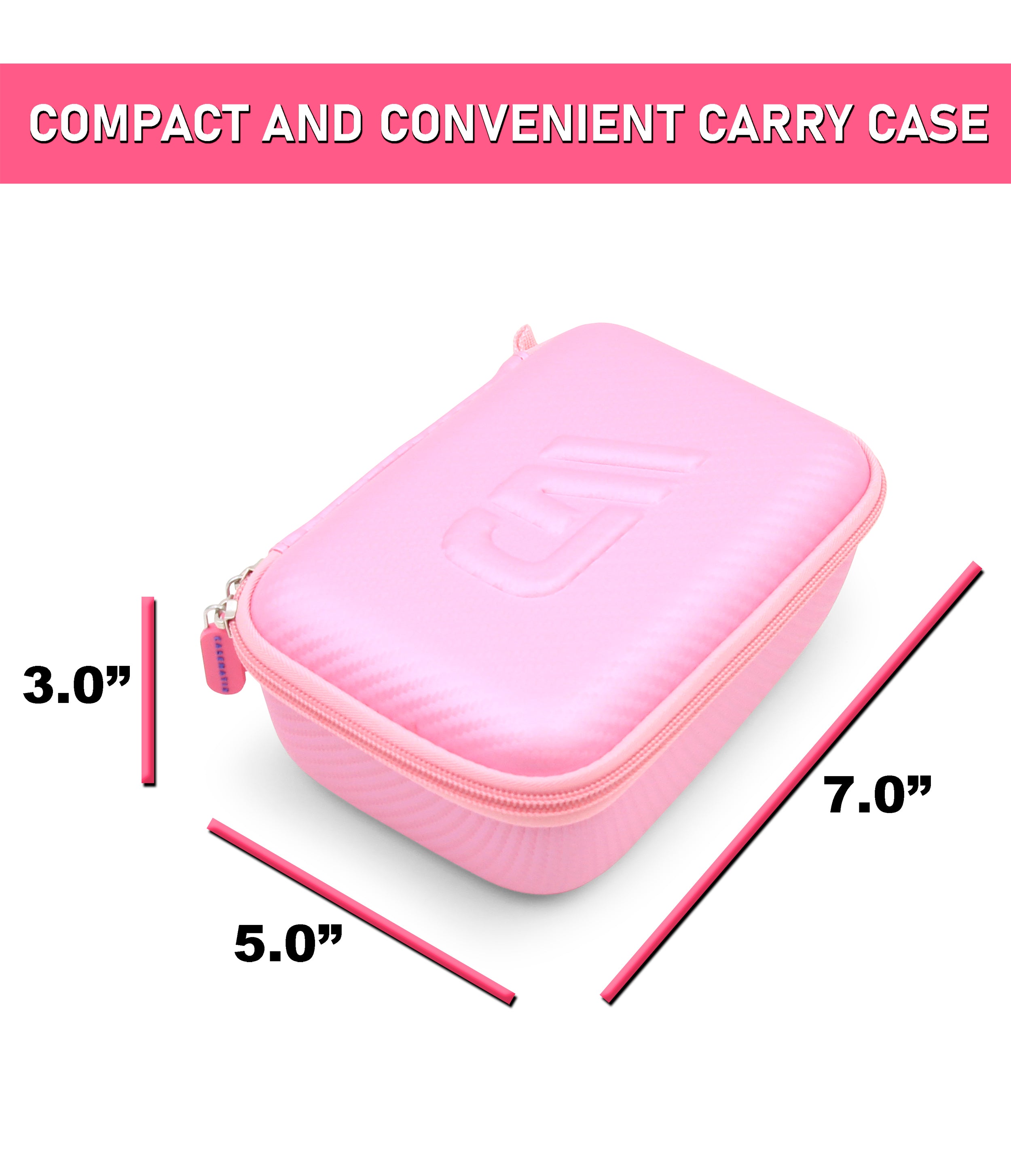 CASEMATIX Travel Case with Wrist Strap for Blinger Deluxe Set