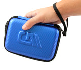CASEMATIX 7" Hard Shell EVA Travel Case with Wrist Strap and Padded Divider - Fits Accessories up to 6.5" x 4" x 2"