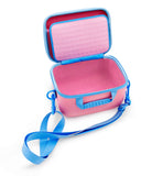 CASEMATIX 9" Hard Shell EVA Travel Case with Shoulder Strap and Padded Divider - Fits Accessories up to 8” x 5.5” x 5”