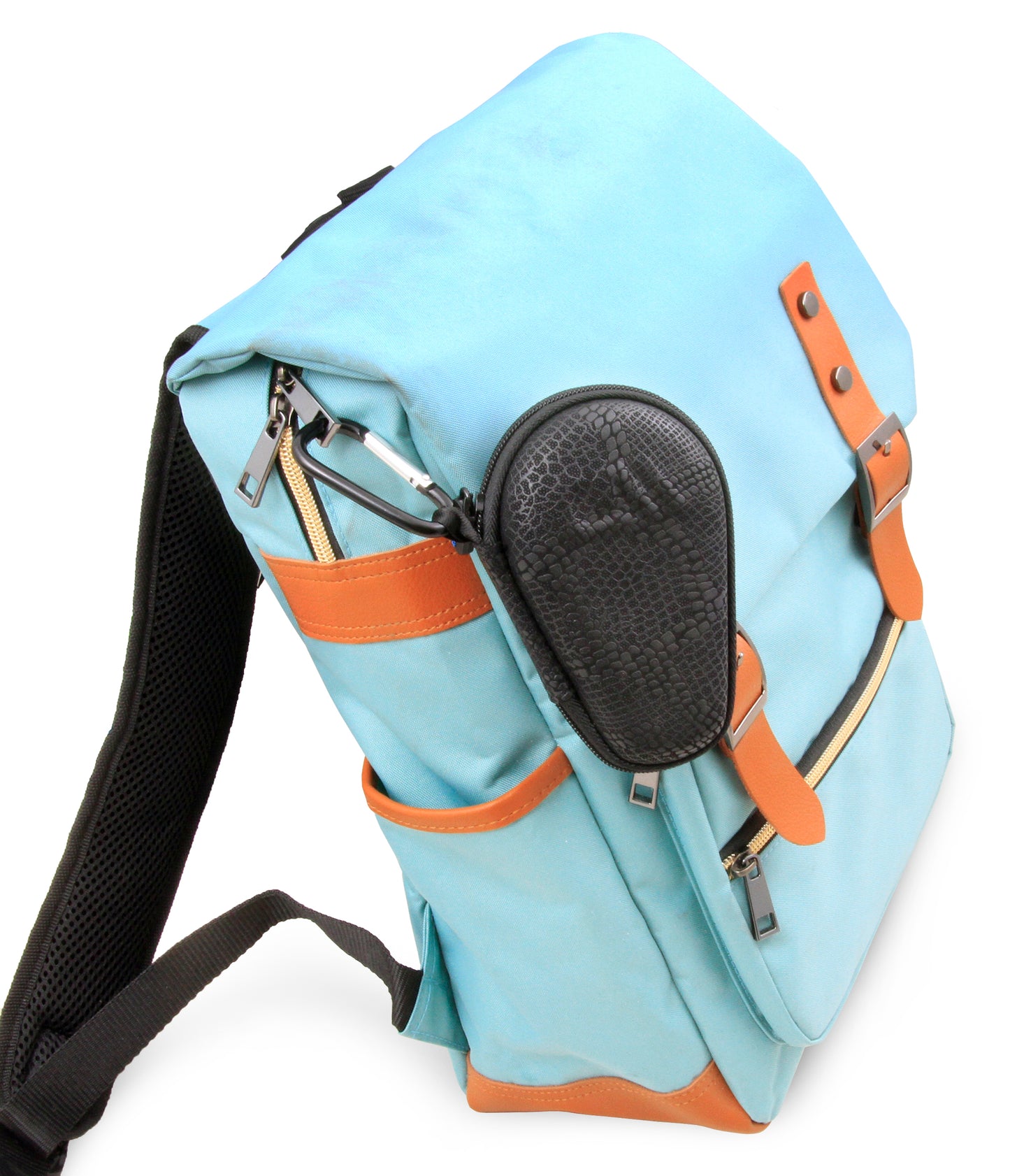 4.75" Hard Shell EVA Travel Case with Carabiner Clip - Fits Accessories up to 4.25" x 1-2.25" x 0.9"
