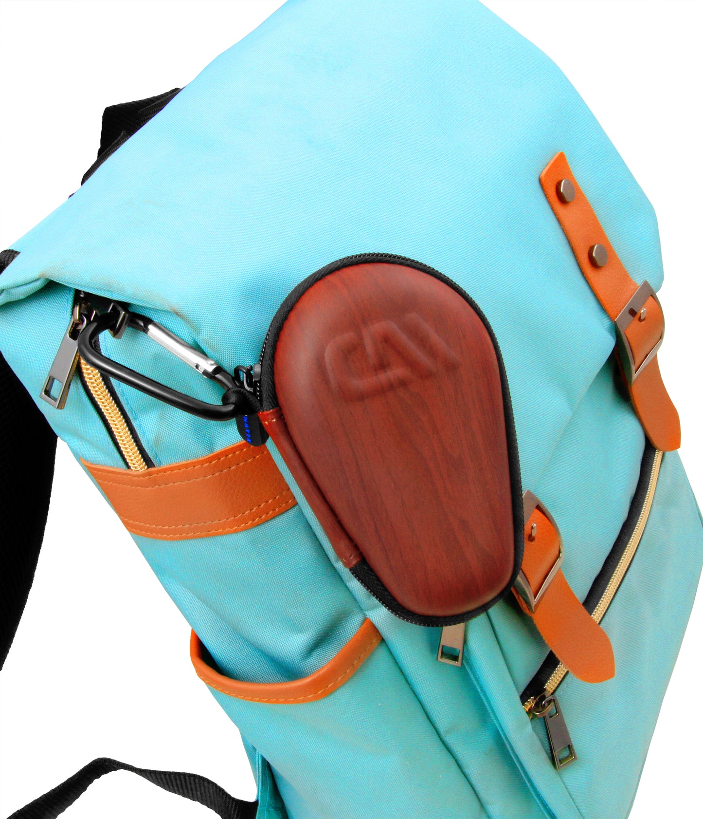 4.75" Hard Shell EVA Travel Case with Carabiner Clip - Fits Accessories up to 4.25" x 1-2.25" x 0.9"