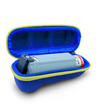 CASEMATIX Black Asthma Inhaler Travel Case for Children and Adults, Includes Case Only