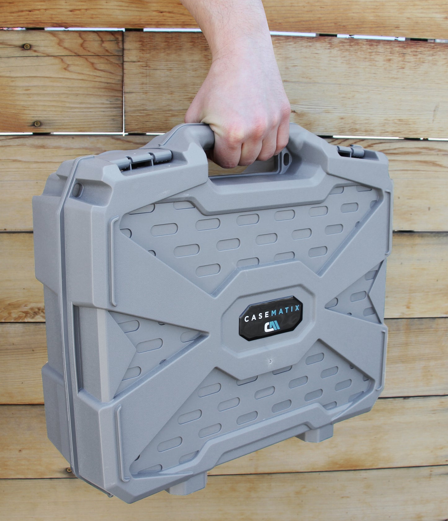 16" Hard Travel Case with Padlock Rings and Customizable Foam - Fits Accessories up to 14" x 10.75" x 4"