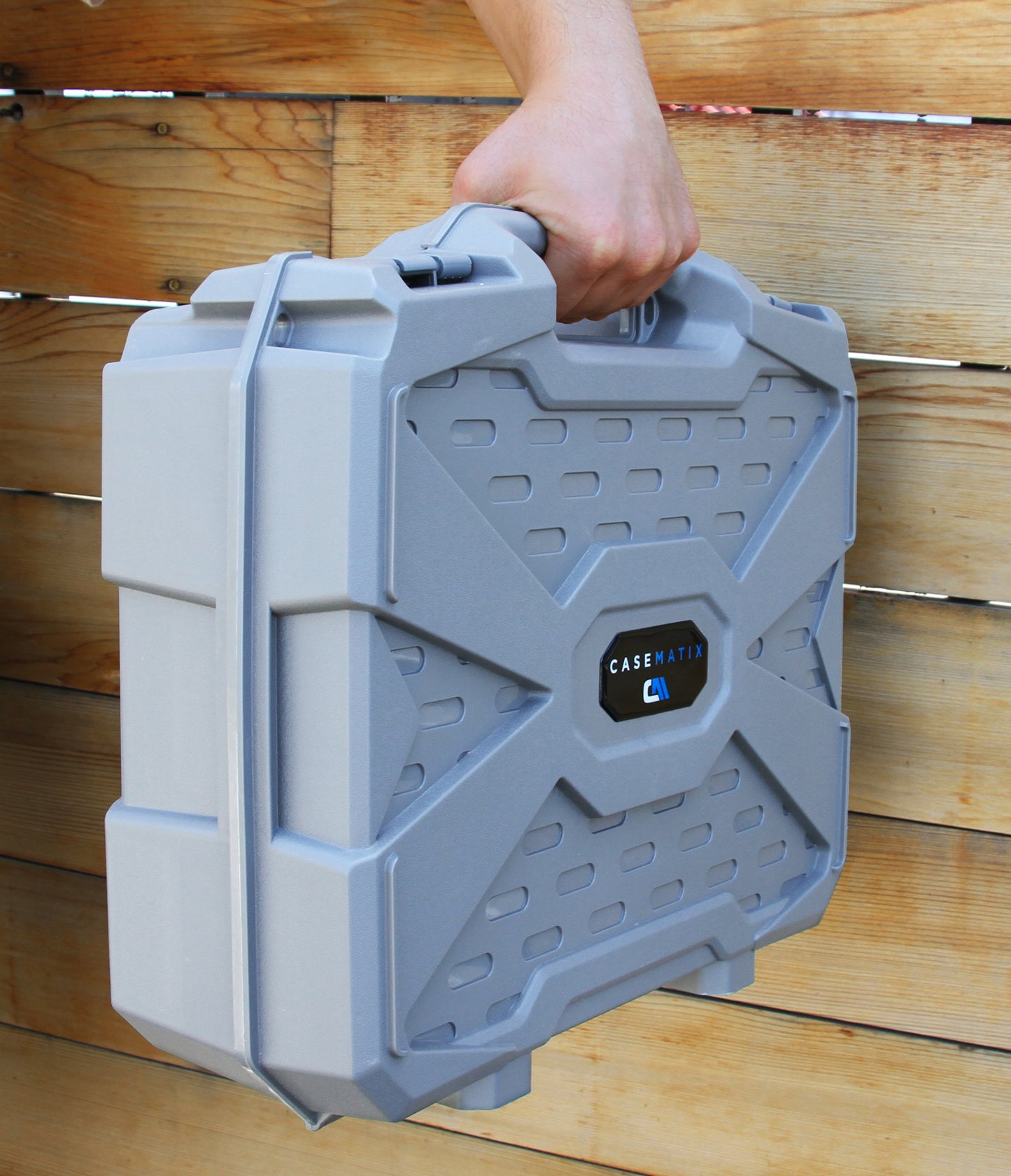 16" Hard Travel Case with Padlock Rings and Customizable Foam - Fits Accessories up to 14" x 10.75" x 4"