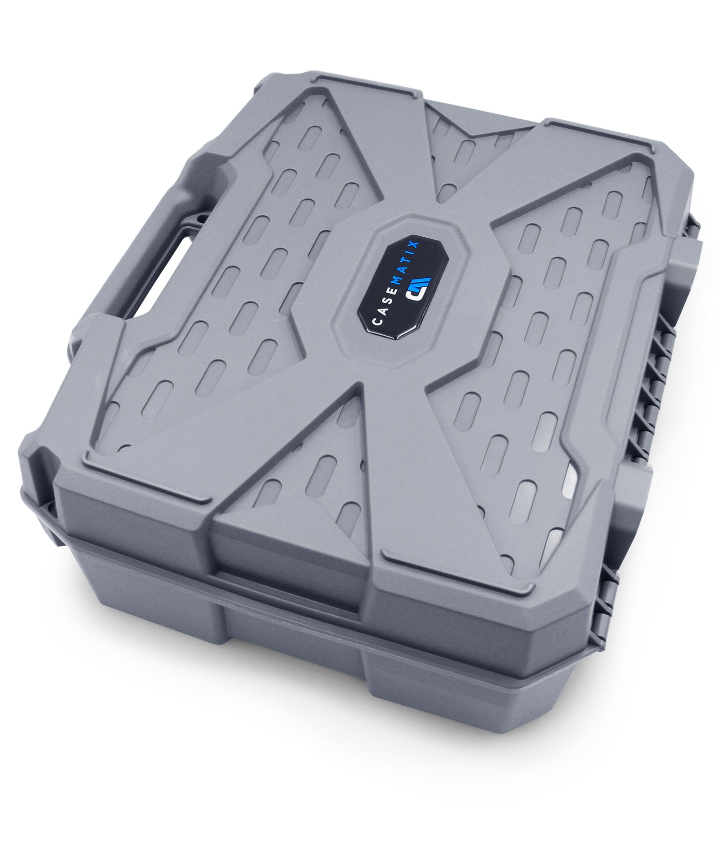 16" Hard Travel Case with Padlock Rings and Customizable Foam - Fits Accessories up to 14" x 10.75" x 4"